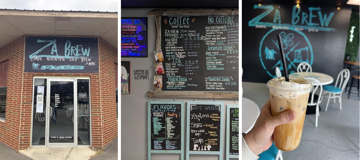 Za Brew Menu
